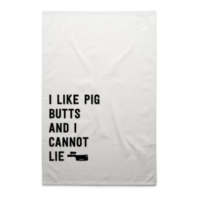 I Like Pig Butts Tea Towel Thumbnail